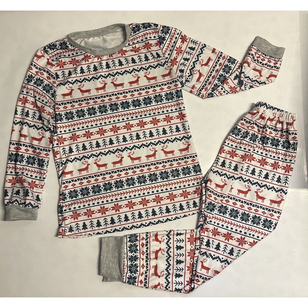 Christmas Kids Long Sleeve / Pants Pajama Set - Size 7
